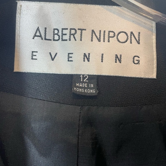 Albert Nipon Evening black size 12 - Picture 3 of 13